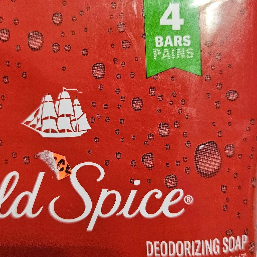 3 Packs - Old Spice Deodorizing Soap Extra Clean Feel Fresh 4 Bars 12.6 oz‎